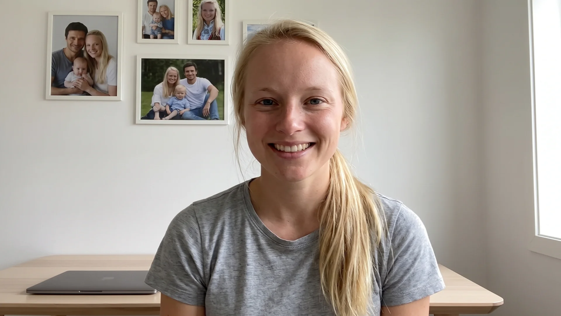 Silje Berge hjemme i Bergen
